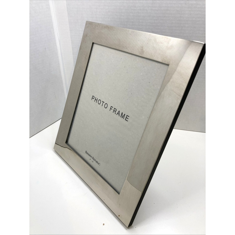 Vintage Banana Republic 8 x 10 inch Silver Photo Frame - Picture 2 of 9